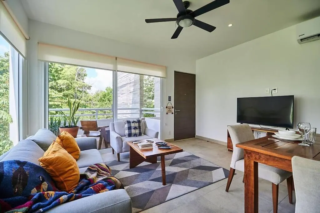 公寓 Serene Private Rooftop Jacuzzi Penthouse 2 Pools 5 Min To Beach + Gym 图卢姆