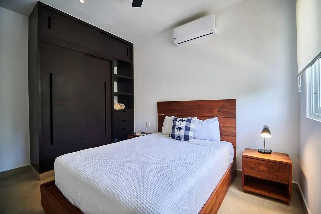 Serene Private Rooftop Jacuzzi Penthouse 2 Pools 5 Min To Beach + Gym Tulum Apartment