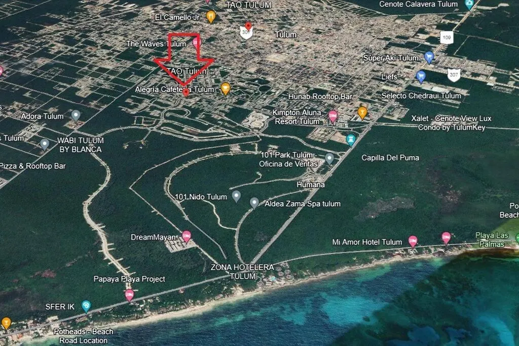 Apartment Serene Private Rooftop Jacuzzi Penthouse 2 Pools 5 Min To Beach + Gym Tulum