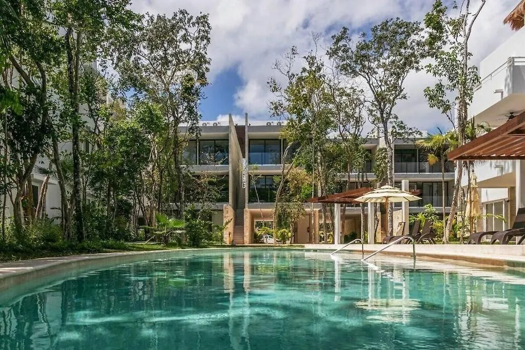 Apartment Serene Private Rooftop Jacuzzi Penthouse 2 Pools 5 Min To Beach + Gym Tulum Mexico